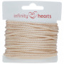 Infinity Hearts Cordon Anorak Polyester 3mm 03 Beige - 5m 