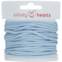 Infinity Hearts Cordon Anorak Polyester 3mm 08 Bleu clair - 5m
