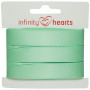 Infinity Hearts Ruban Satin Double Face 15mm 530 Menthe - 5m