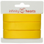 Infinity Hearts Ruban Satin Double Face 15mm 645 Jaune - 5m
