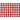 Nappe de table à carreaux 4x4mm Tissu de coton 592 rouge 140cm - 50cm