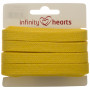 Infinity Hearts Anorak Cordon Coton plat 10mm 340 Jaune - 5m