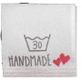Etiquette/Label Lavage à 30 Degrés Handmade Blanc - 1 pc