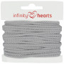 Infinity Hearts Cordon Anorak Coton rond 3mm 920 Gris clair - 5m