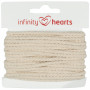 Infinity Hearts Cordon Anorak Coton rond 3mm 200 Naturel - 5m