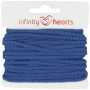 Infinity Hearts Cordon Anorak Coton rond 3mm 650 Bleu - 5m