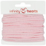 Infinity Hearts Cordon Anorak Coton rond 3mm 500 Rouge clair - 5m