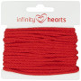 Infinity Hearts Cordon Anorak Coton rond 3mm 550 Rouge - 5m