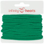 Infinity Hearts Cordon Anorak Coton rond 3mm 720 Vert clair - 5m