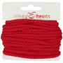 Infinity Hearts Anorak Cordon Coton Rond 5mm 550 Rouge - 5m