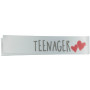 Étiquette Teenager Blanche - 1 pc