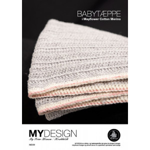 Mayflower Rillet Babytæppe - Modèle de Crochet - Couverture Bébé