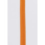 Ruban de tuyauterie polyester/coton au mètre 174 Orange 8mm - 50cm