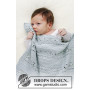 Heure de la Sieste par DROPS Design - Modèle de Crochet - Couverture Bébé 65x81cm