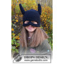 Chapeau de chauve-souris par DROPS Design - Patron de chapeau de chauve-souris au crochet taille 1/2 - 7/8 ans