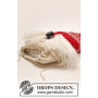Joyeux Noël par DROPS Design - Patron de Couvre-bouteille Père Noël Tricoté avec Motif Nordique 2-3L
