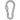 Infinity Hearts Mousqueton avec Serrure Acier Inoxydable Argenté 50x25mm - 3 pces