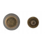 Infinity Hearts Pieds de Sac Laiton Bronze Antique 6mm - 4 pces