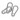 Infinity Hearts Mousqueton avec Serrure Acier Inoxydable Argenté 80x40mm - 3 pces
