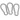 Infinity Hearts Mousqueton avec Serrure Acier Inoxydable Argenté 70mm - 3 pces