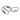 Infinity Hearts Mousqueton avec Serrure Acier Inoxydable Argenté 40x19,5mm - 3 pces