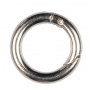 Infinity Hearts Anneau O-ring / sans fin avec ouverture Laiton Argent Ø20mm - 5 pcs