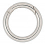 Infinity Hearts Anneau O-ring / sans fin avec ouverture Laiton Argent Ø38mm - 5 pcs