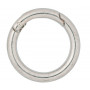 Infinity Hearts Anneau O-ring / sans fin avec ouverture Laiton Argent Ø35mm - 5 pcs