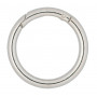 Infinity Hearts Anneau O-ring / sans fin avec ouverture Laiton Argent Ø40mm - 5 pcs