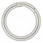 Infinity Hearts O-ring/anneau sans fin avec ouverture en laiton argent Dia. 45mm - 5 pièces 
