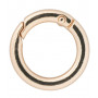 Infinity Hearts O-ring/Bague sans fin avec ouverture en laiton doré clair Dia. 23,5mm - 5 pièces 