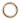 Infinity Hearts O-ring/Bague sans fin avec ouverture en laiton doré clair Dia. 23,5mm - 5 pièces 