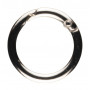 Infinity Hearts O-ring/anneau sans fin avec ouverture en laiton argent Dia. 30mm - 5 pièces 