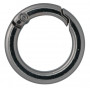 Infinity Hearts O-ring/anneau sans fin avec ouverture en laiton Gun metal Dia. 23,5mm - 5 pièces 
