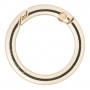 Infinity Hearts O-Ring/Endless Ring avec ouverture Laiton Light Gold Ø35mm - 5 pcs