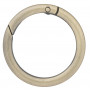 Infinity Hearts O-ring/anneau sans fin avec ouverture en laiton bronze antique Dia. 37,6mm - 5 pièces 