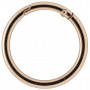 Infinity Hearts O-ring/Bague sans fin avec ouverture en laiton doré clair Dia. 43,6mm - 5 pièces 