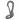 Infinity Hearts Mousqueton avec anneau en D Laiton Gun metal 50mm - 1 pc