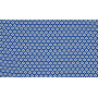 MInimals Tissu Popeline de Coton Imprimé 7 Royal Fleur 145cm - 50cm 