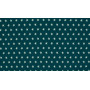 MInimals Tissu Popeline de Coton Imprimé 106 Pétrole Étoile 145cm - 50cm