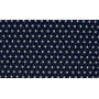 MInimals Tissu Popeline de Coton Imprimé 108 Navy Étoile 145cm - 50cm