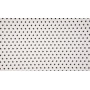 Minimals Tissu Popeline de Coton Imprimé 150 Blanc/Noir Étoile 145cm - 50cm 