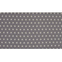 Minimals Tissu Popeline de Coton Imprimé 165 Gris Étoile 145cm - 50cm