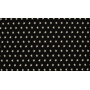 Minimals Tissu Popeline de Coton Imprimé 169 Noir/Blanc Étoile 145cm - 50cm 
