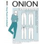 ONION Patron de Couture 4034 Pantalon Cosy pour Tissu Tricot