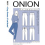 ONION Patron de Couture 9031 Plus Pantalon Cosy pour Tissu Tricot