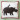 Permin Kit de Broderie Coussin Rhinocéros 27x27cm