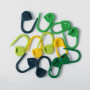 KnitPro Marqueurs de Mailles en Plastique avec Verrouillage Ass. couleurs