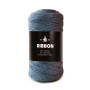 Mayflower Ribbon Fabric Laine Ruban Unicolore 127 Bleu Denim