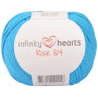 Infinity Hearts Rose 8/4 Lot 20 Pelotes Unicolore 125 Turquoise - 20 pces